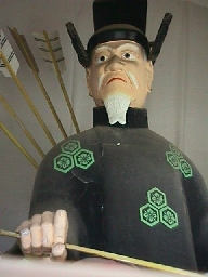 Sada Jinja: left-side guardian of the gate.