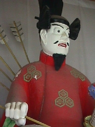 Sada Jinja: right-side guardian of the gate.